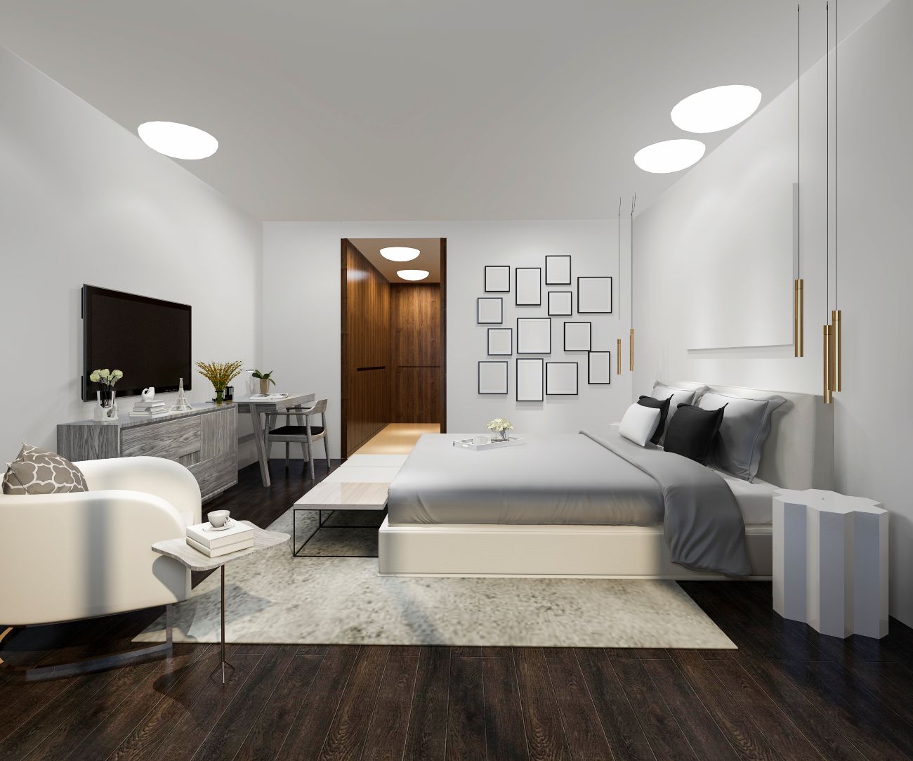 Bedroom and office conversion
