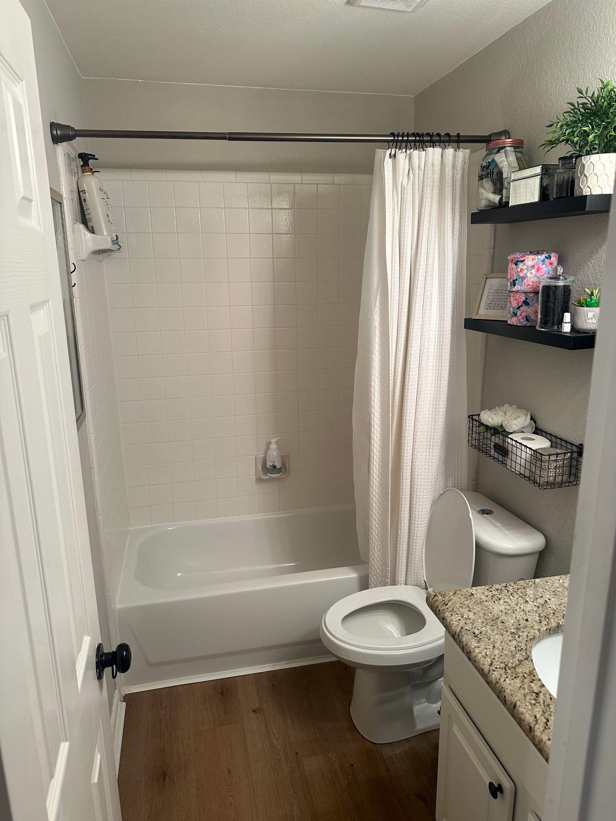 Bathroom before photo one